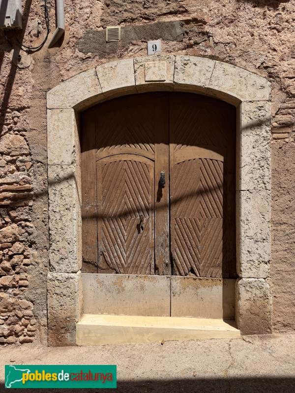 Marçà - Portal de Cal Bienvenido, 1889