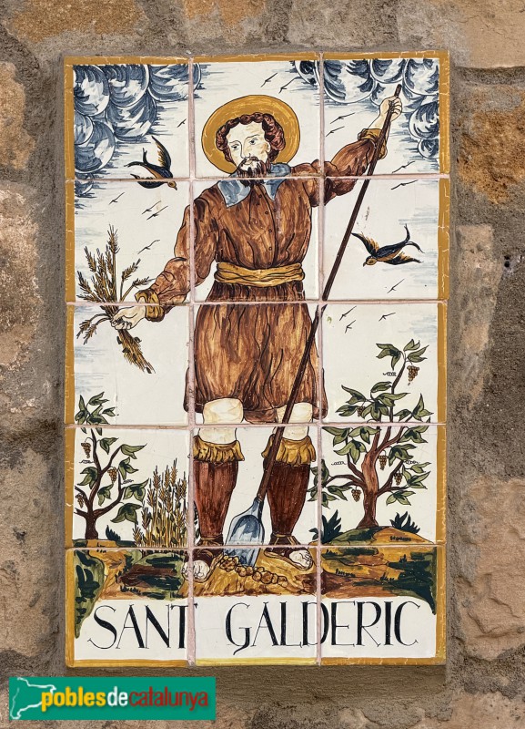Ulldemolins - Cal Roig. Mosaic de Sant Galderic
