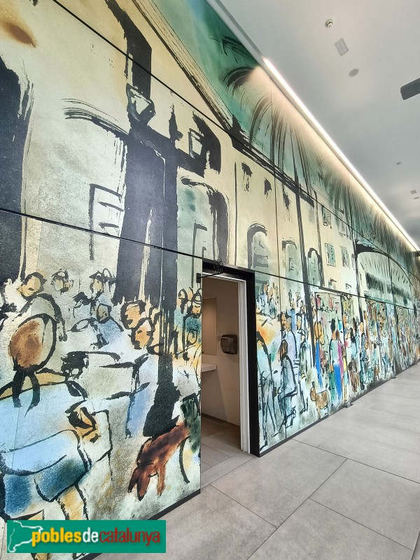 Barcelona - Mural de l'Institut Guttmann (Foto: Anna Corcoll, 2024) Barcelona - Mural de l'Institut Guttmann