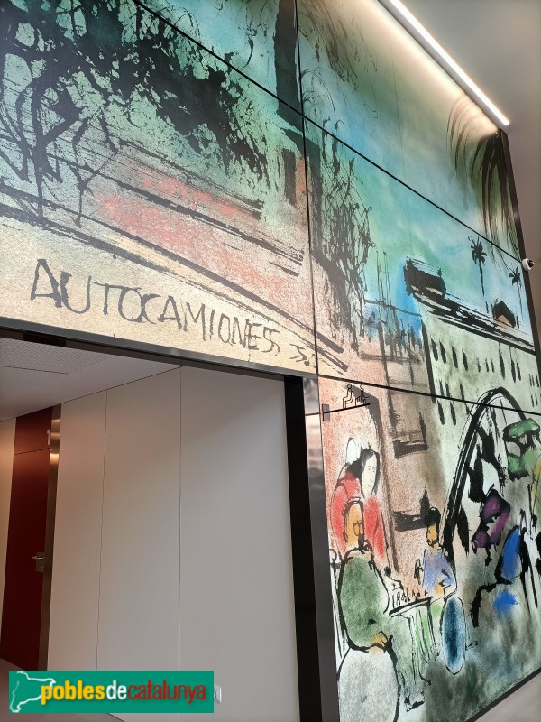 Barcelona - Mural de l'Institut Guttmann (Foto: Anna Corcoll, 2024) Barcelona - Mural de l'Institut Guttmann