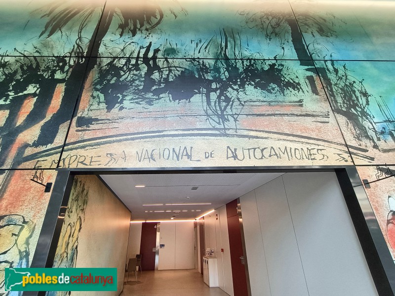Barcelona - Mural de l'Institut Guttmann (Foto: Anna Corcoll, 2024) Barcelona - Mural de l'Institut Guttmann