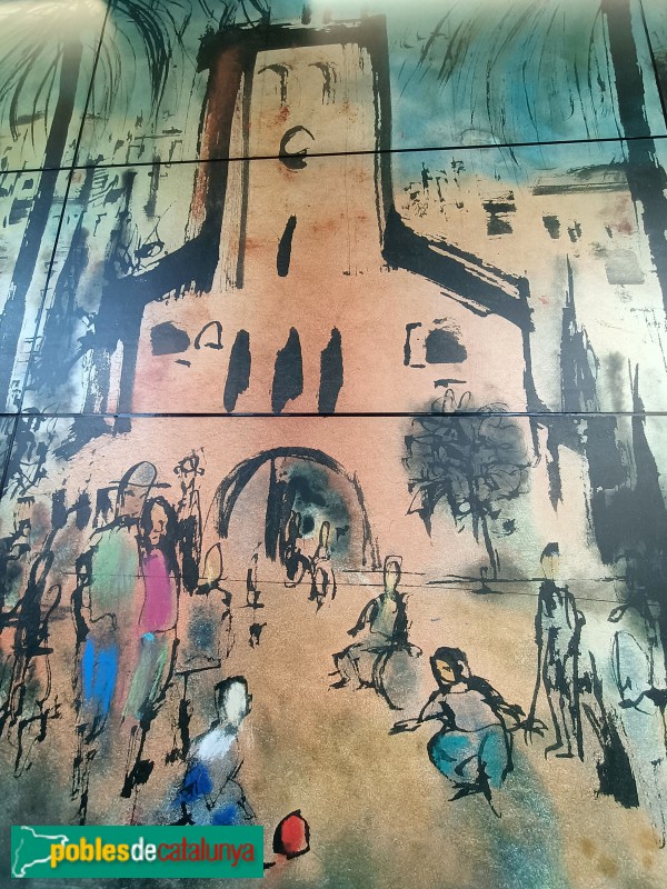 Barcelona - Mural de l'Institut Guttmann (Foto: Anna Corcoll, 2024) Barcelona - Mural de l'Institut Guttmann