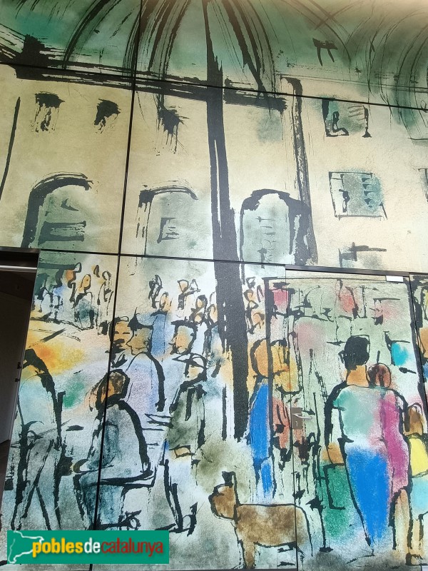 Barcelona - Mural de l'Institut Guttmann (Foto: Anna Corcoll, 2024) Barcelona - Mural de l'Institut Guttmann