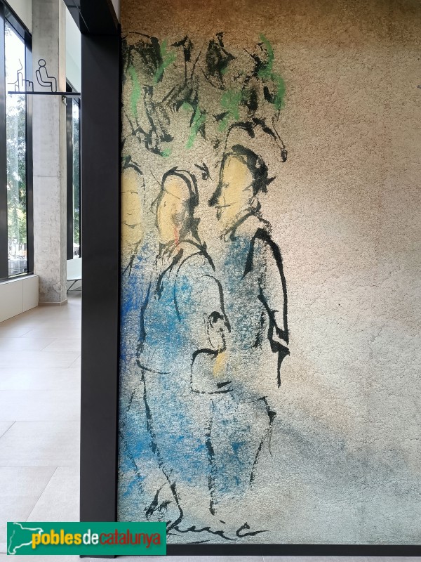 Barcelona - Mural de l'Institut Guttmann (Foto: Anna Corcoll, 2024) Barcelona - Mural de l'Institut Guttmann