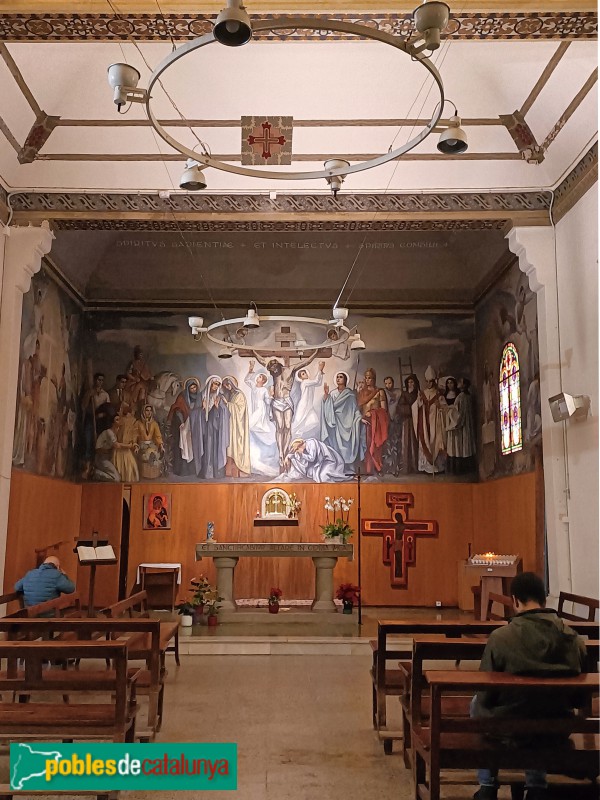Barcelona - Església de Crist Rei. Capella del Santíssim (Foto: Anna Corcoll, 2024) Barcelona - Església de Crist Rei. Capella del Santíssim
