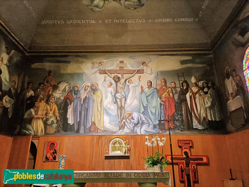 Barcelona - Església de Crist Rei. Capella del Santíssim (Foto: Anna Corcoll, 2024) Barcelona - Església de Crist Rei. Capella del Santíssim