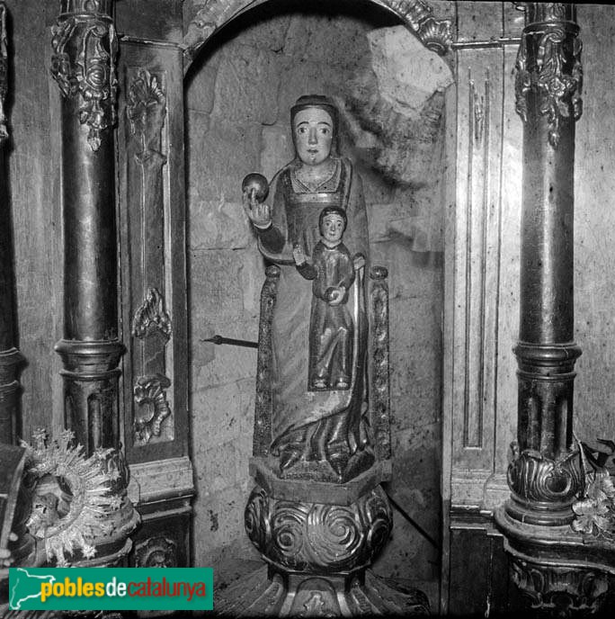 Siurana - Imatge de la Mare de Déu de l'Aigua