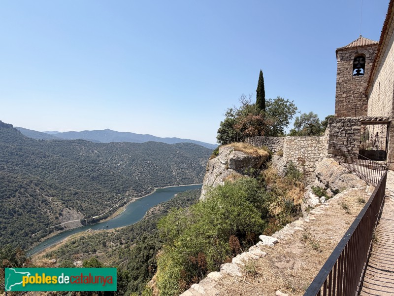 Cornudella de Montsant - El pantà des de Siurana