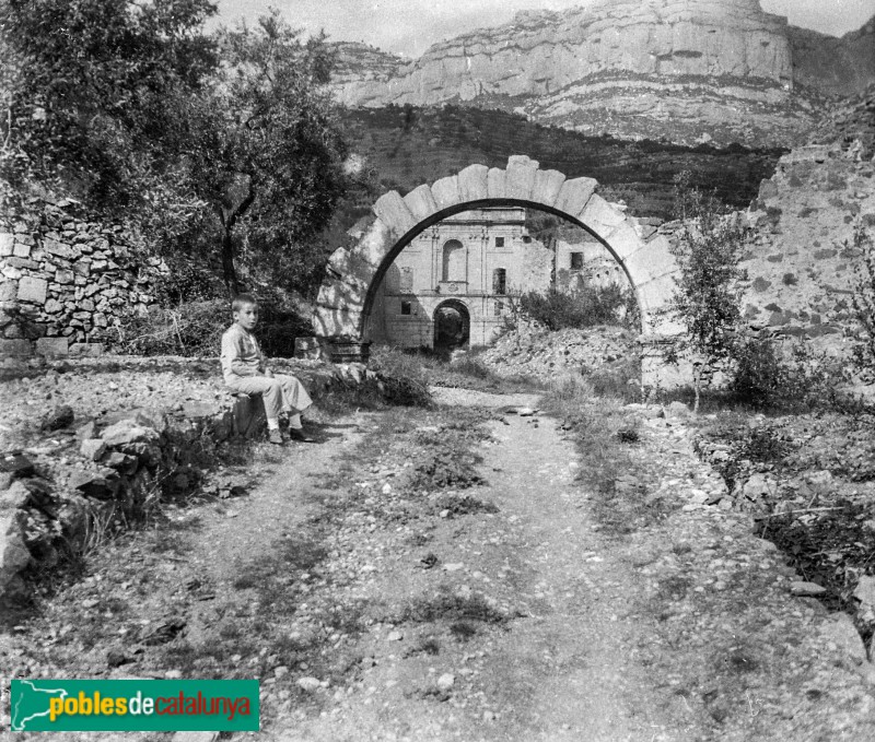 Cartoixa d'Escaladei - Façana de la Mare de Déu