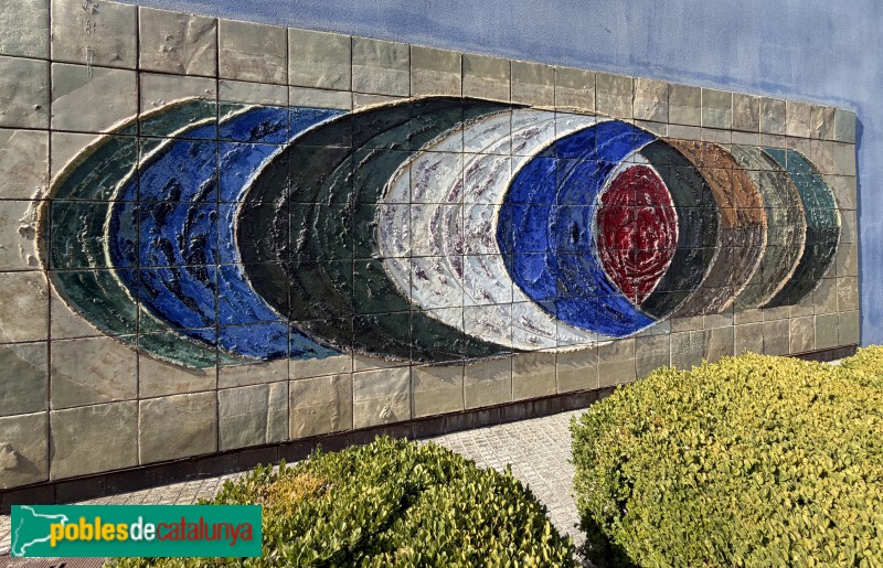 Mural de l'Àrea de Montblanc (AP-2, direcció Barcelona)