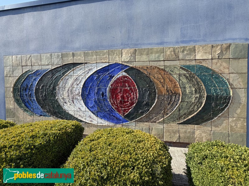 Mural de l'Àrea de Montblanc (AP-2, direcció Barcelona)