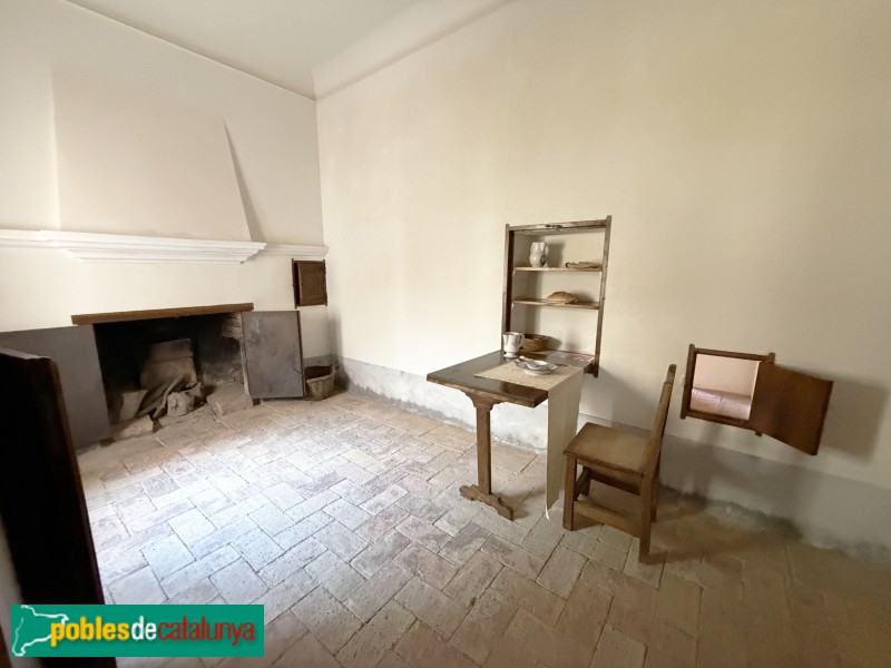 Cartoixa d'Escaladei - Cel·la reconstruïda. Cubiculum