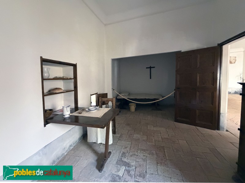 Cartoixa d'Escaladei - Cel·la reconstruïda. Cubiculum