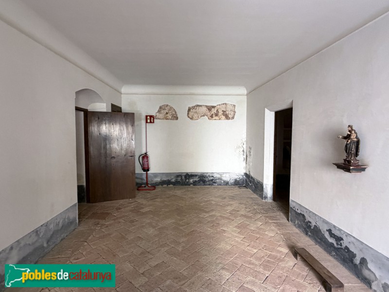 Cartoixa d'Escaladei - Cel·la reconstruïda. Sala de l'Ave Maria