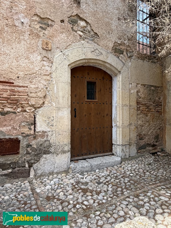 Morera de Montsant - La Conreria. Porta de 1786