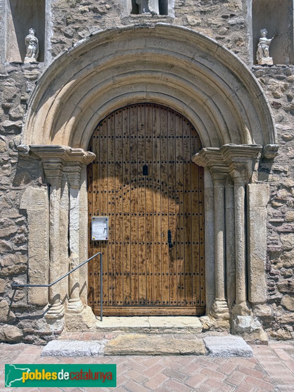 La Morera de Montsant - Església de la Nativitat. Portada romànica