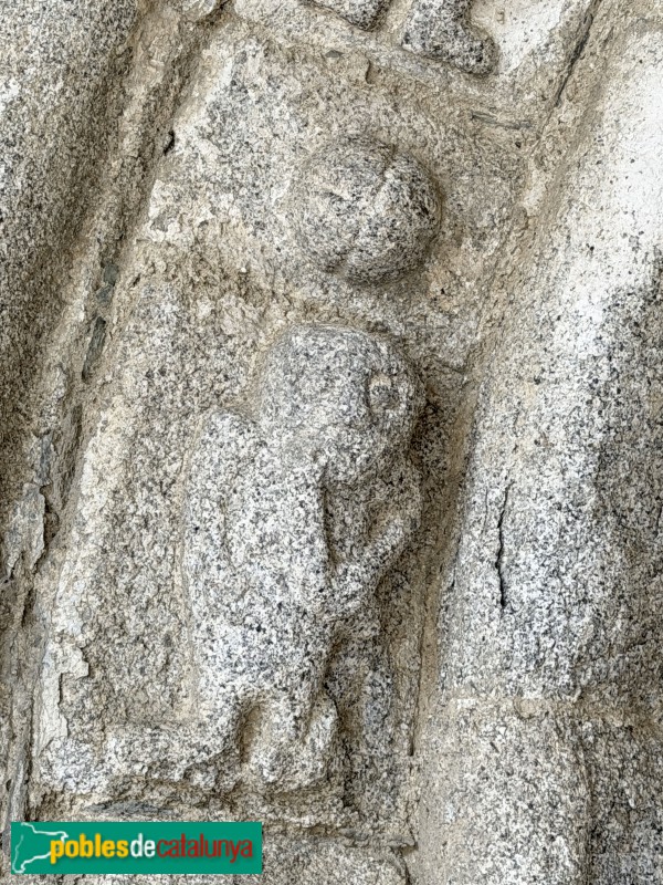 Meranges - Església de Sant Serni. Portada
