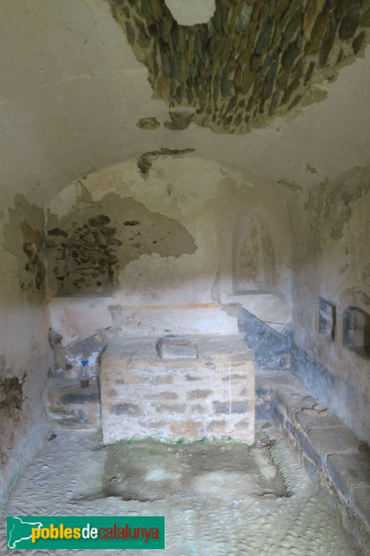 Isòvol - Mas Ravetllat. Capella de Sant Guillem