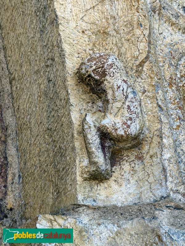 Isòvol - Església de Santa Maria d'All. Portada