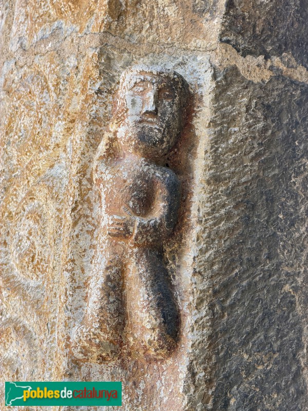 Isòvol - Església de Santa Maria d'All. Portada