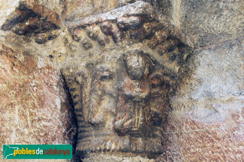 Isòvol - Església de Santa Maria d'All. Portada