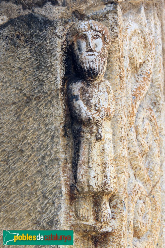 Isòvol - Església de Santa Maria d'All. Portada