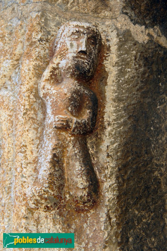 Isòvol - Església de Santa Maria d'All. Portada