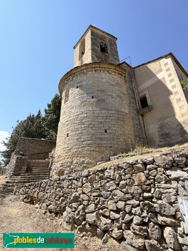 Isòvol - Església de Sant Pere d'Olopte