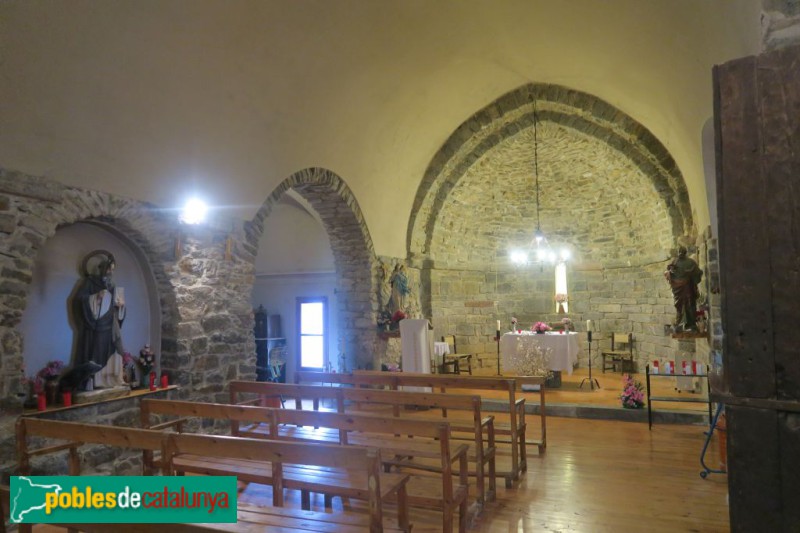 Isòvol - Església de Sant Pere d'Olopte