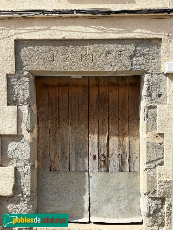 Sant Pere de Torelló - Portal de 1713
