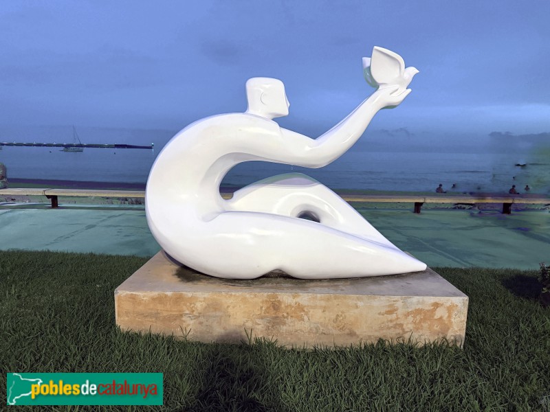 Sant Antoni de Calonge - Escultura <i>Home de Pau</i>