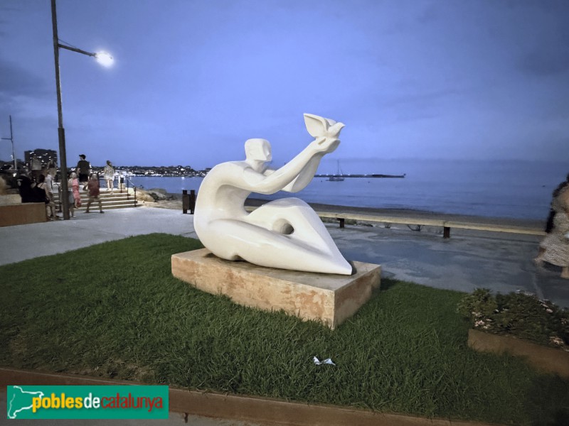 Sant Antoni de Calonge - Escultura <i>Home de Pau</i>