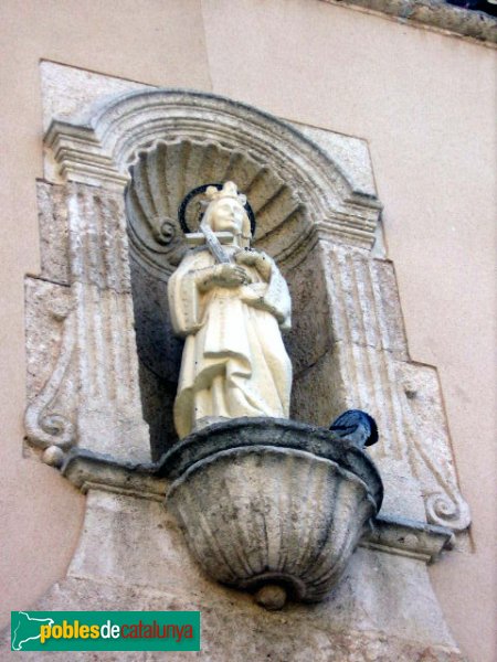 Calafell - Església de la Santa Creu (Foto: Albert Esteves, 2006) Calafell - Església de la Santa Creu