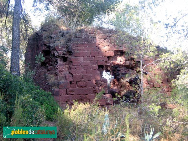 Cervelló - Capella del castell, abans de la restauració